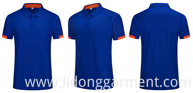 Custom Logo Design Men's Polo Tshirt Golf Tshirts Made in China